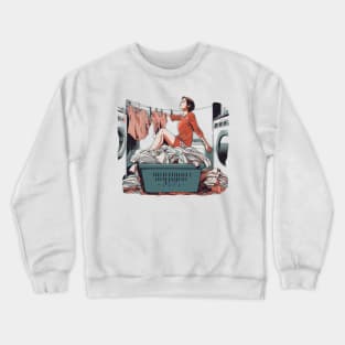 laundry washing day Crewneck Sweatshirt